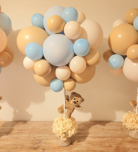 teddy bear balloon centrepiece first birthday kids party Sunshine Coast Brisbane 