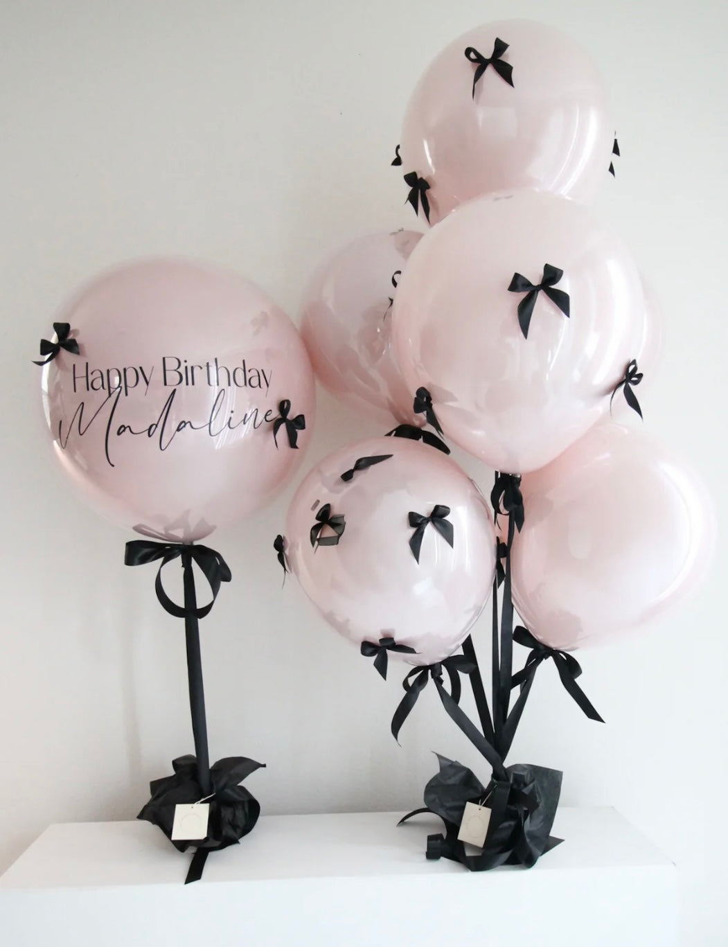 Signature Glitter & Glow Helium Statement Display